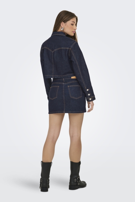 Only onlheather ls western dnm jacket ma